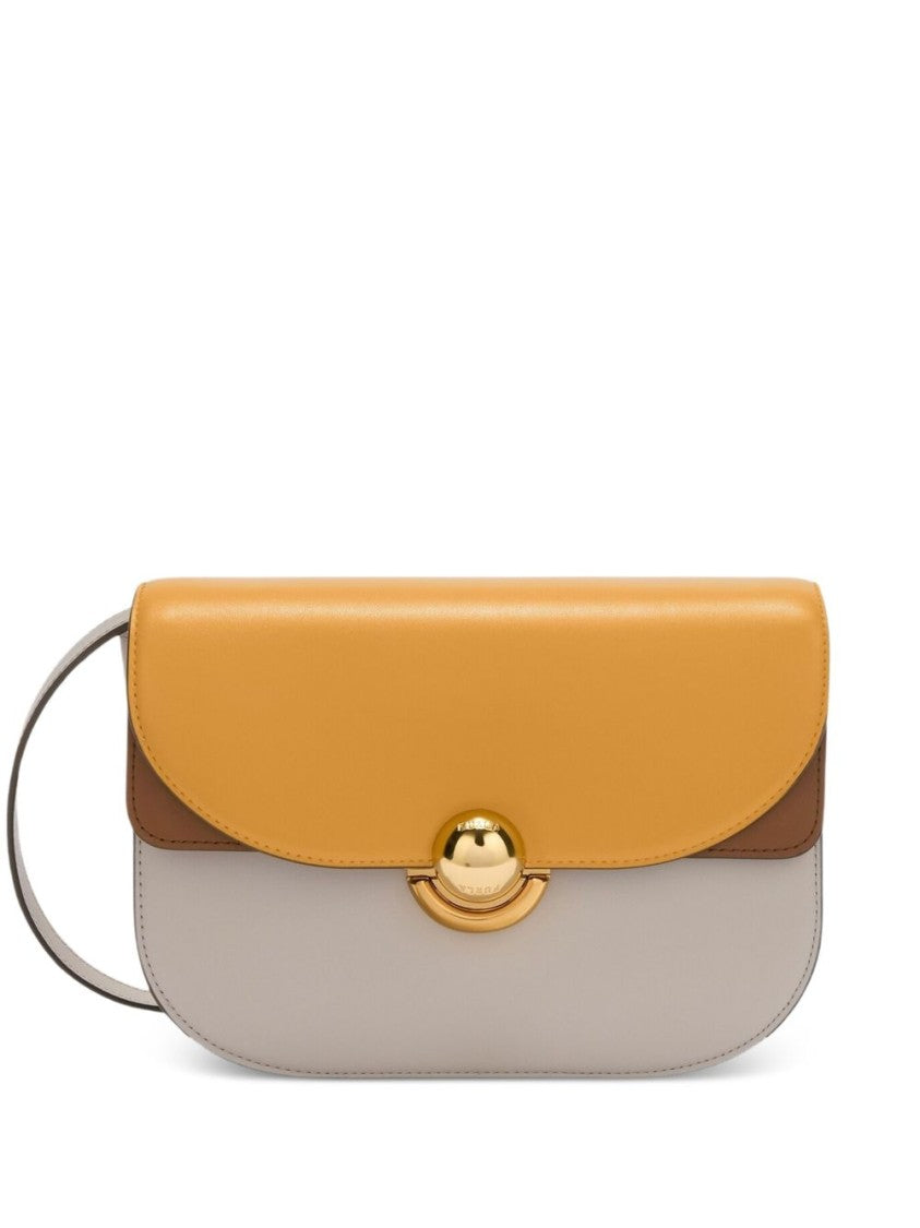 Furla Half-Moon Shoulder Bag With Gold-Tone Clasp