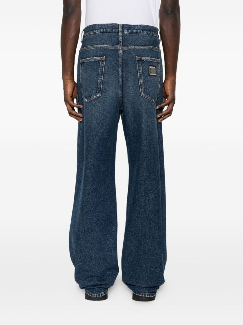 Dolce & Gabbana Straight-Leg Trousers With Five-Pocket Design