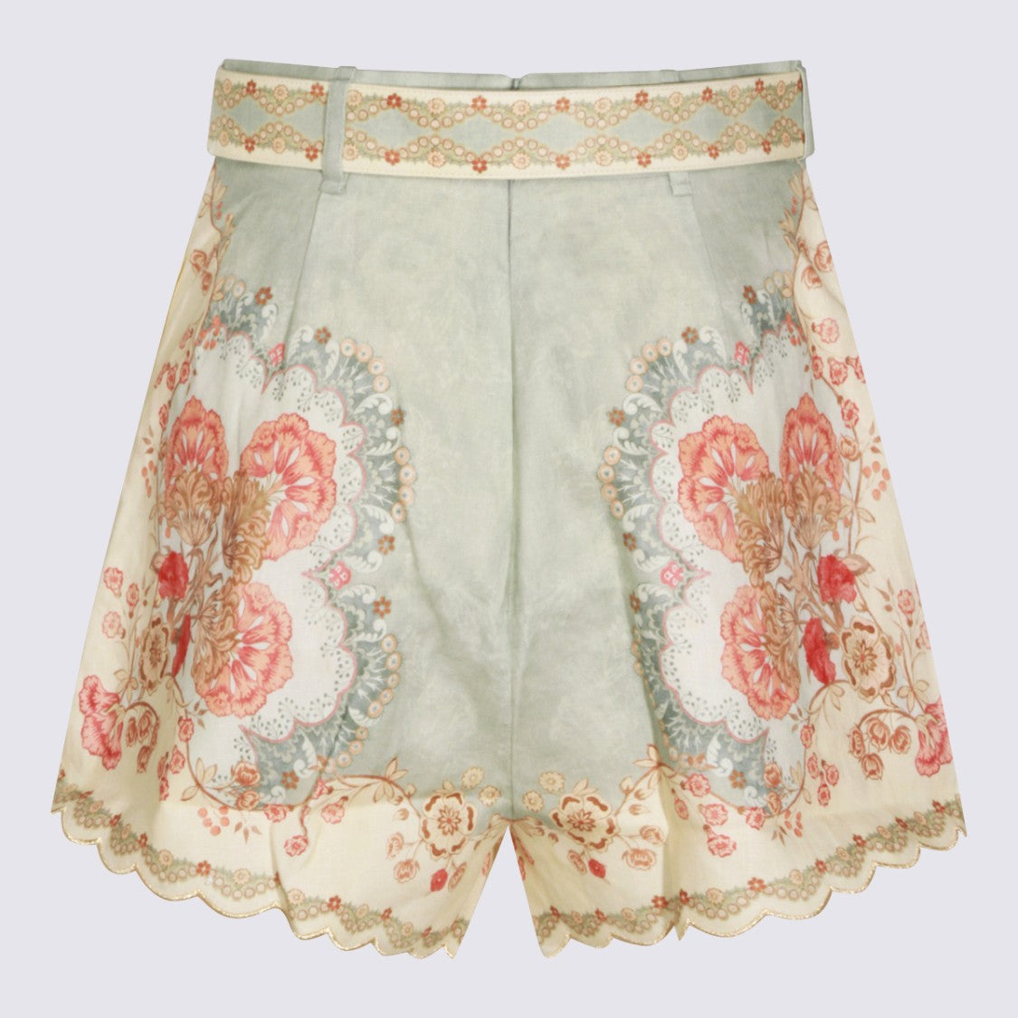 Zimmermann Floral Linen Shorts