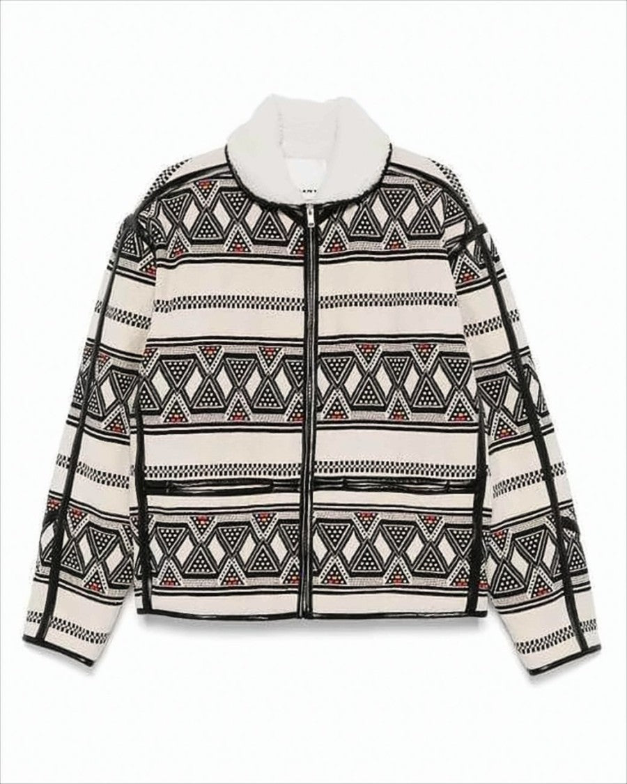 Isabel Marant Geometric Pattern Zip-Up Jacket