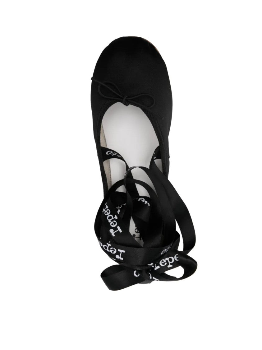 Repetto Sophia Logo Ribbon Ballerina Ballet Flats