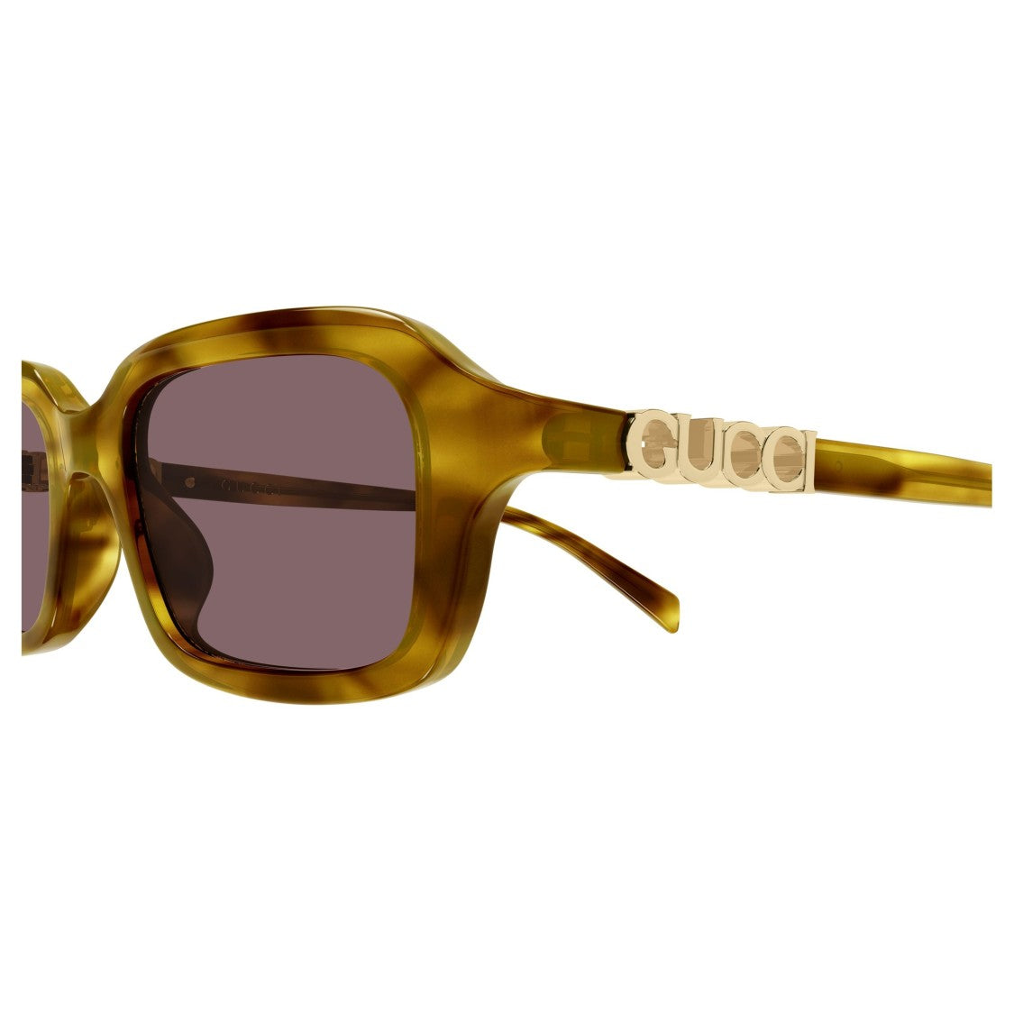 Gucci Gg2152s Rectangular Tortoiseshell Sunglasses