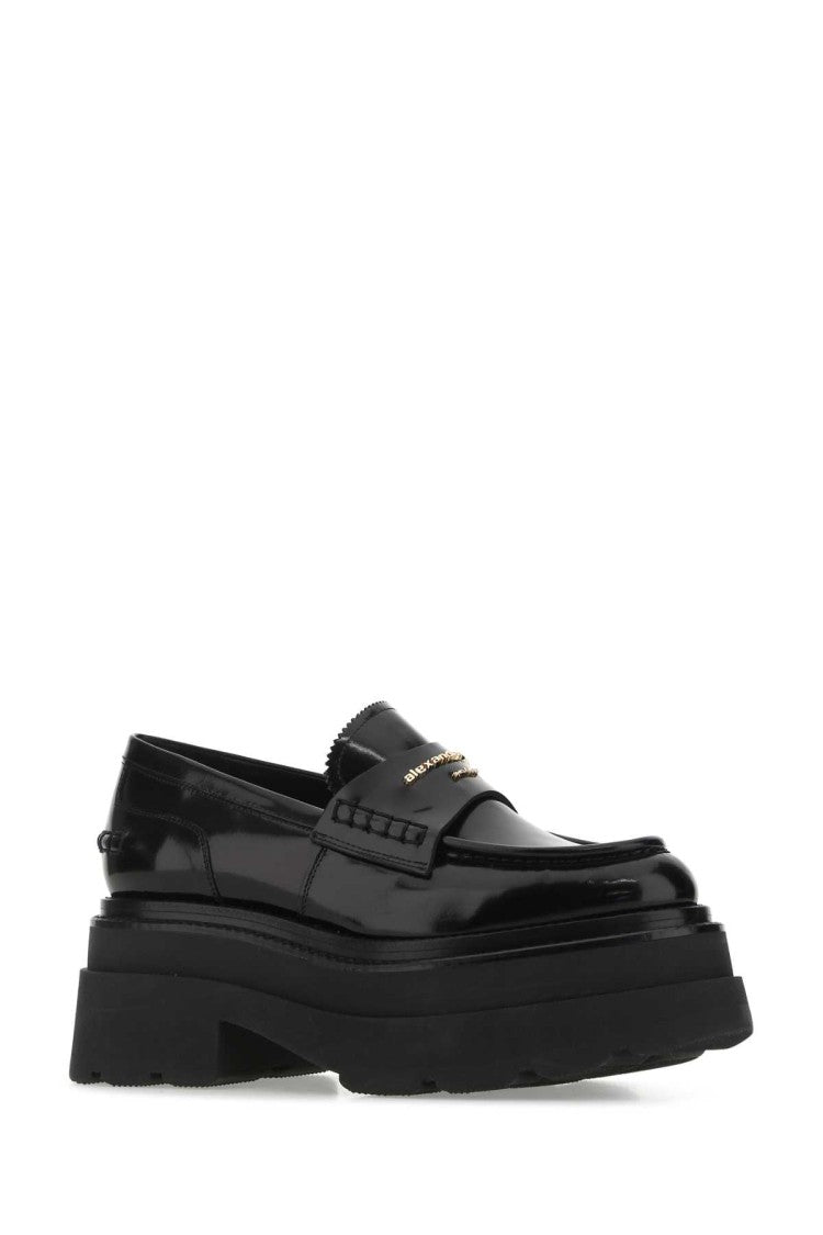 Alexander Wang Black Leather Carter Loafers