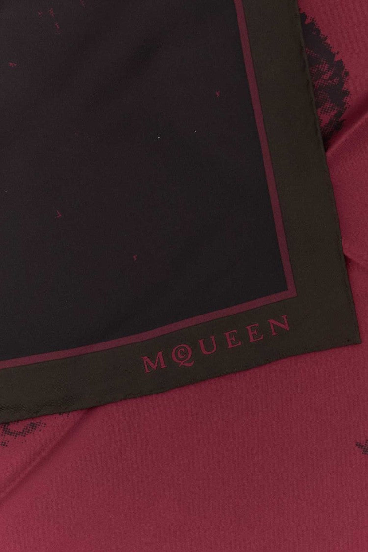 Alexander Mcqueen Printed Twill Foulard