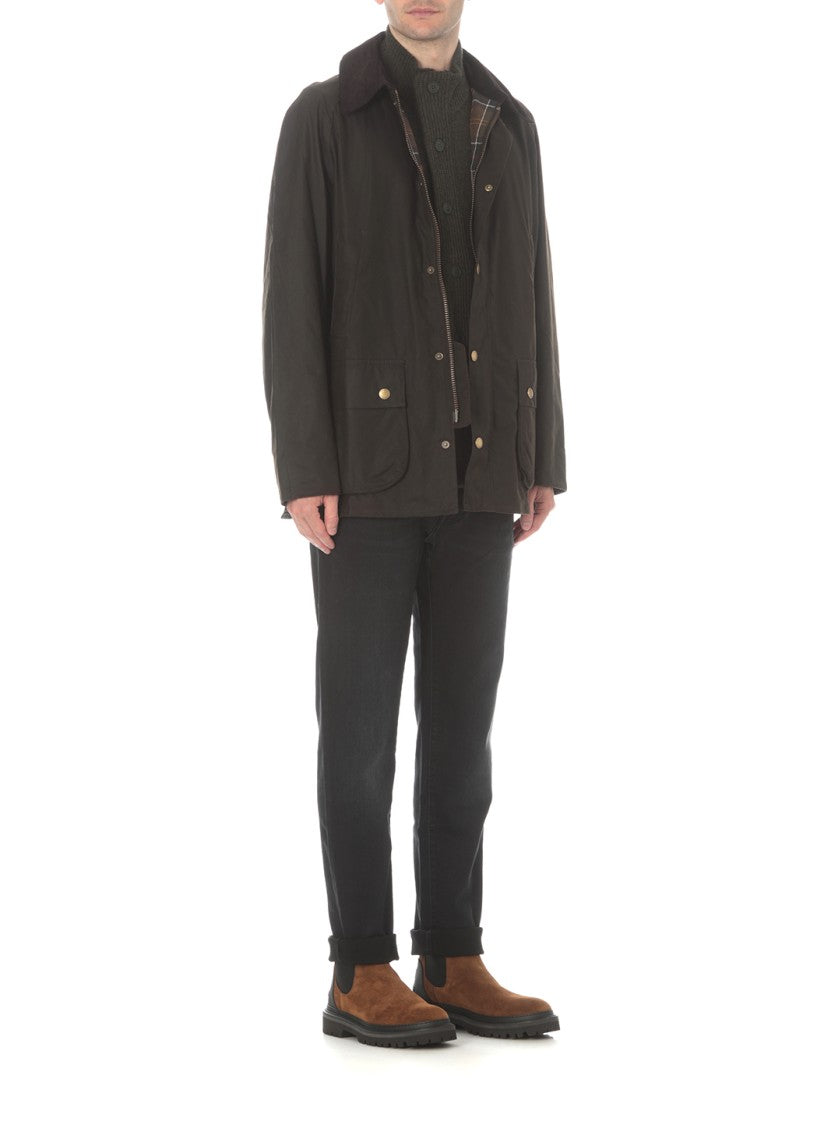Barbour Green Waxed Cotton Jacket