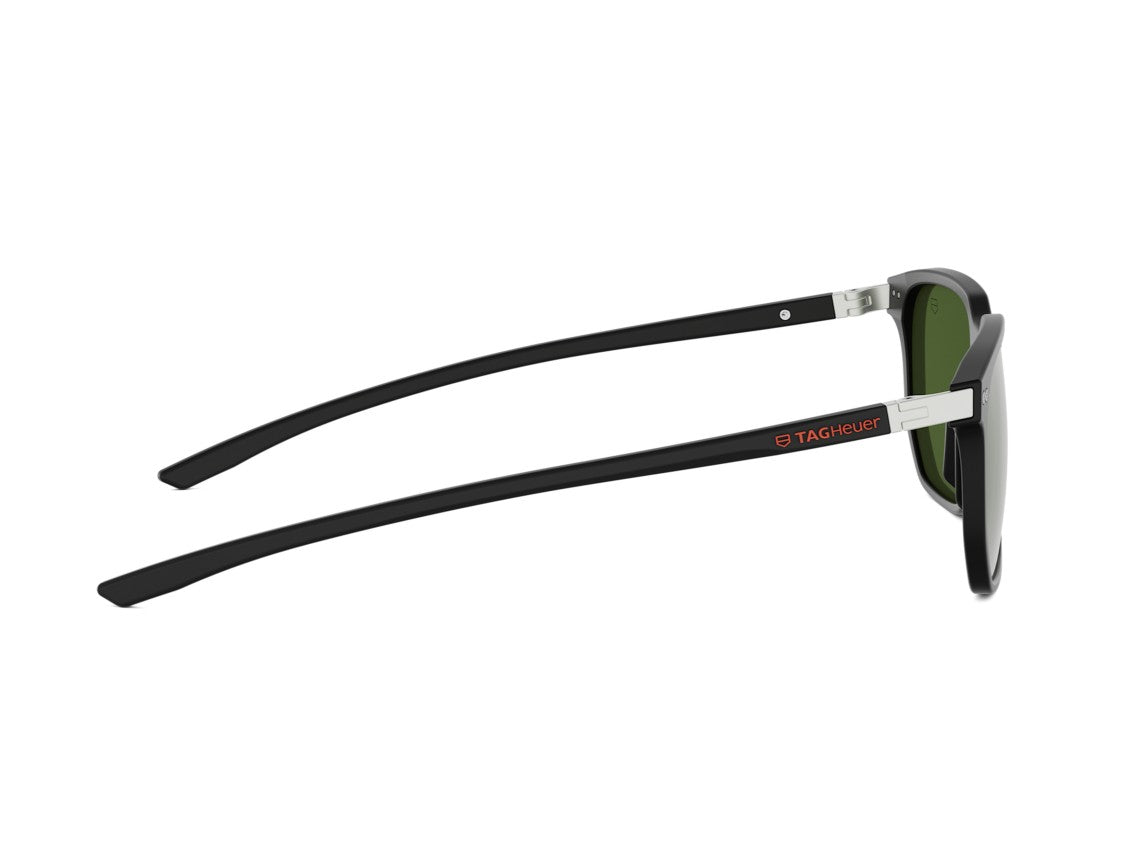 Tag Heuer Matte Green Th40065i Bold Square Acetate Sunglasses