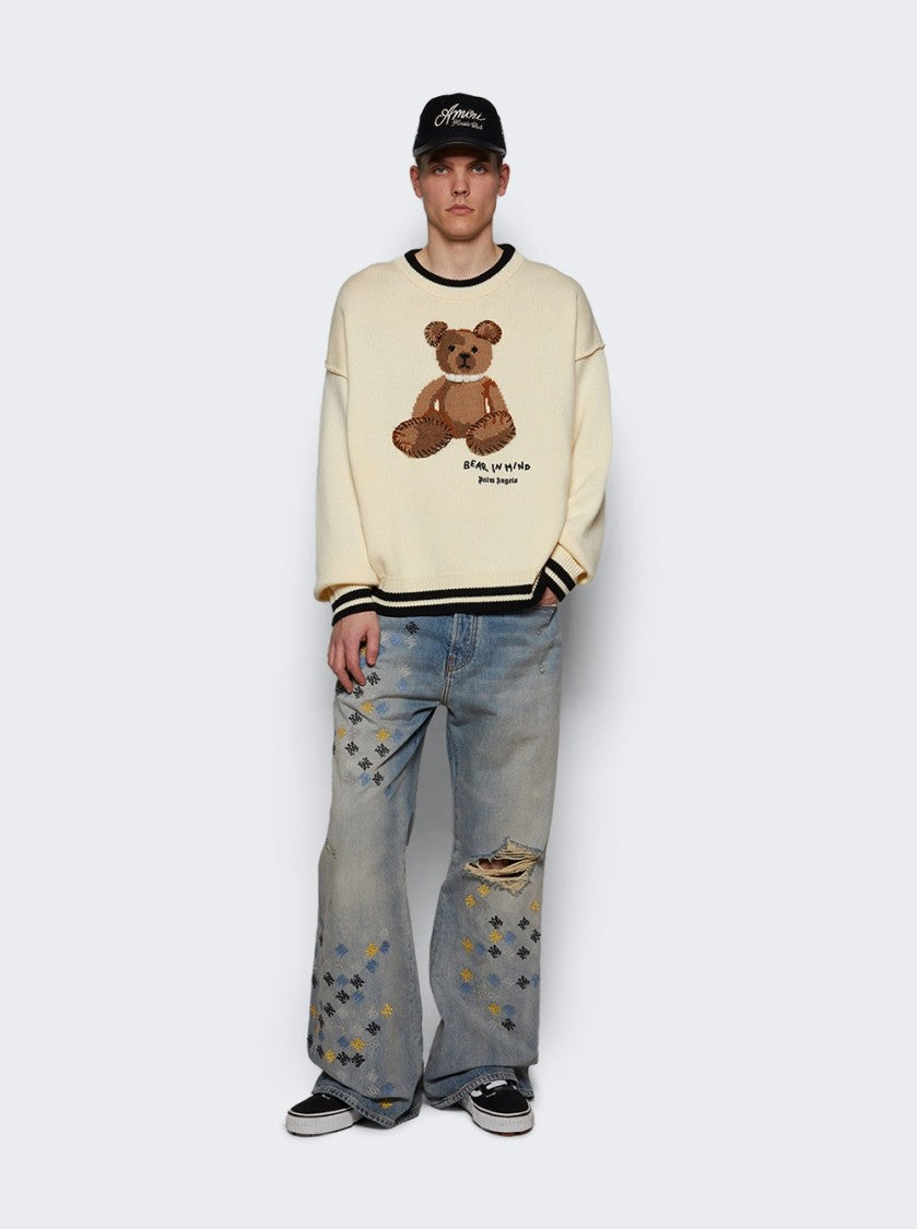 Palm Angels Bear In Mind Sweater - Off White
