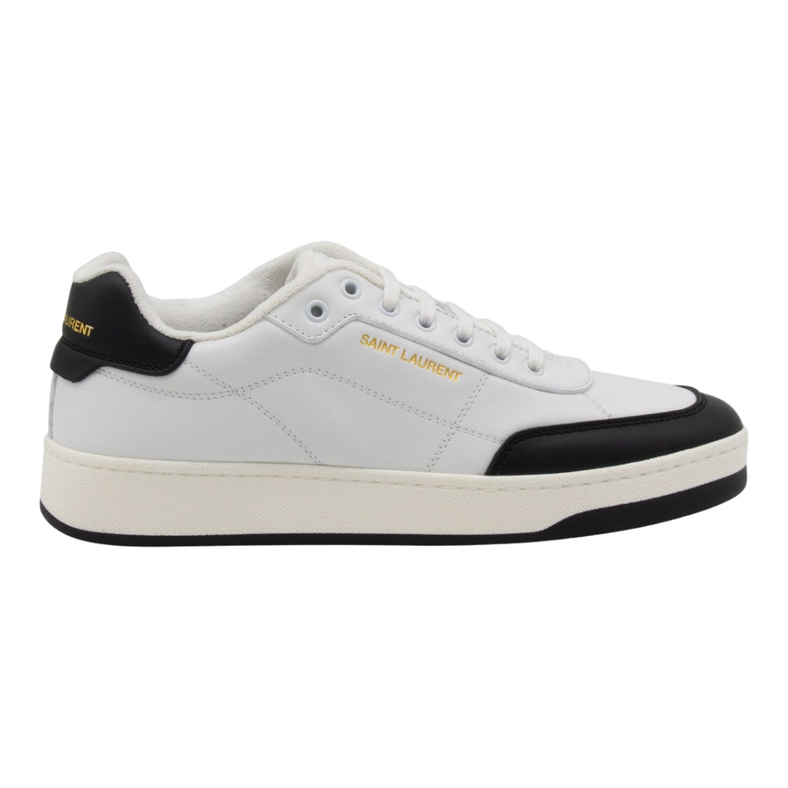 Saint Laurent Low-Top Sneakers With Black Accents