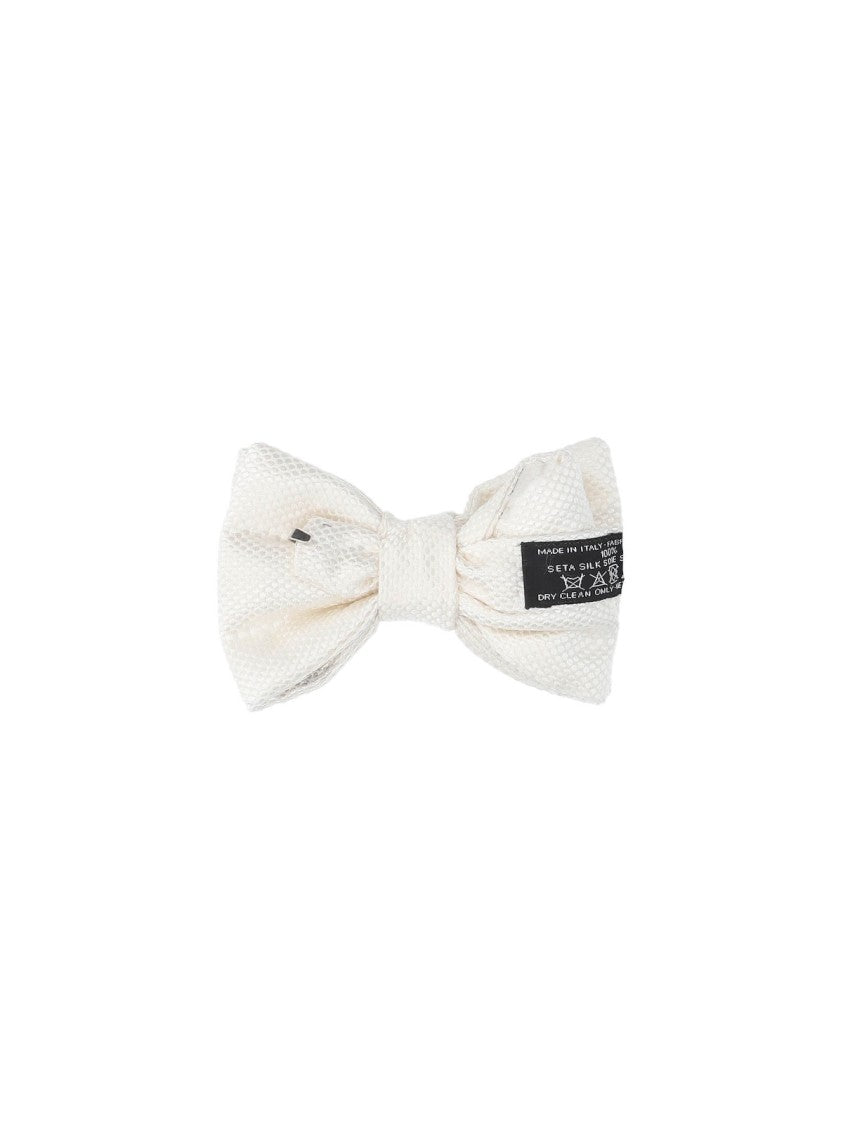 Tom Ford Silk Bow Tie White