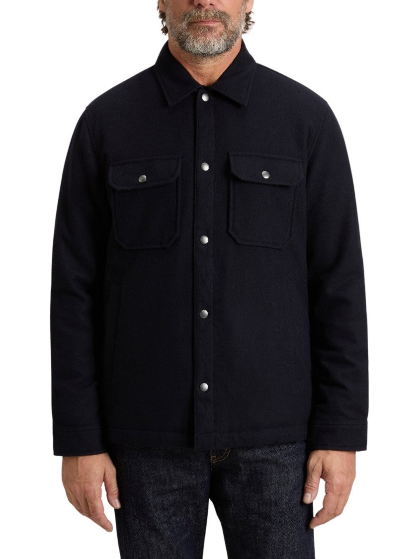 Woolrich Padded Alaskan Wool-Blend Overshirt