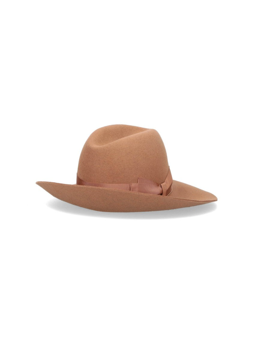 Borsalino Monica Felt Hat – Brown