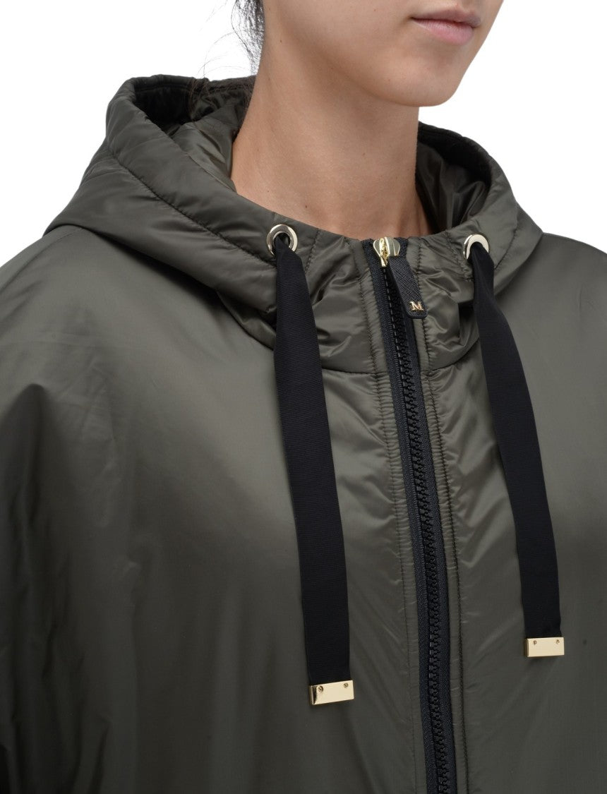Max Mara Short-Sleeved Padded Jacket With Drawstring Hood