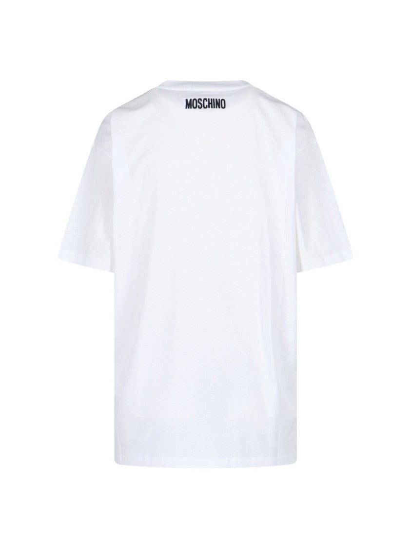 Moschino “Smiley” T-Shirt – White