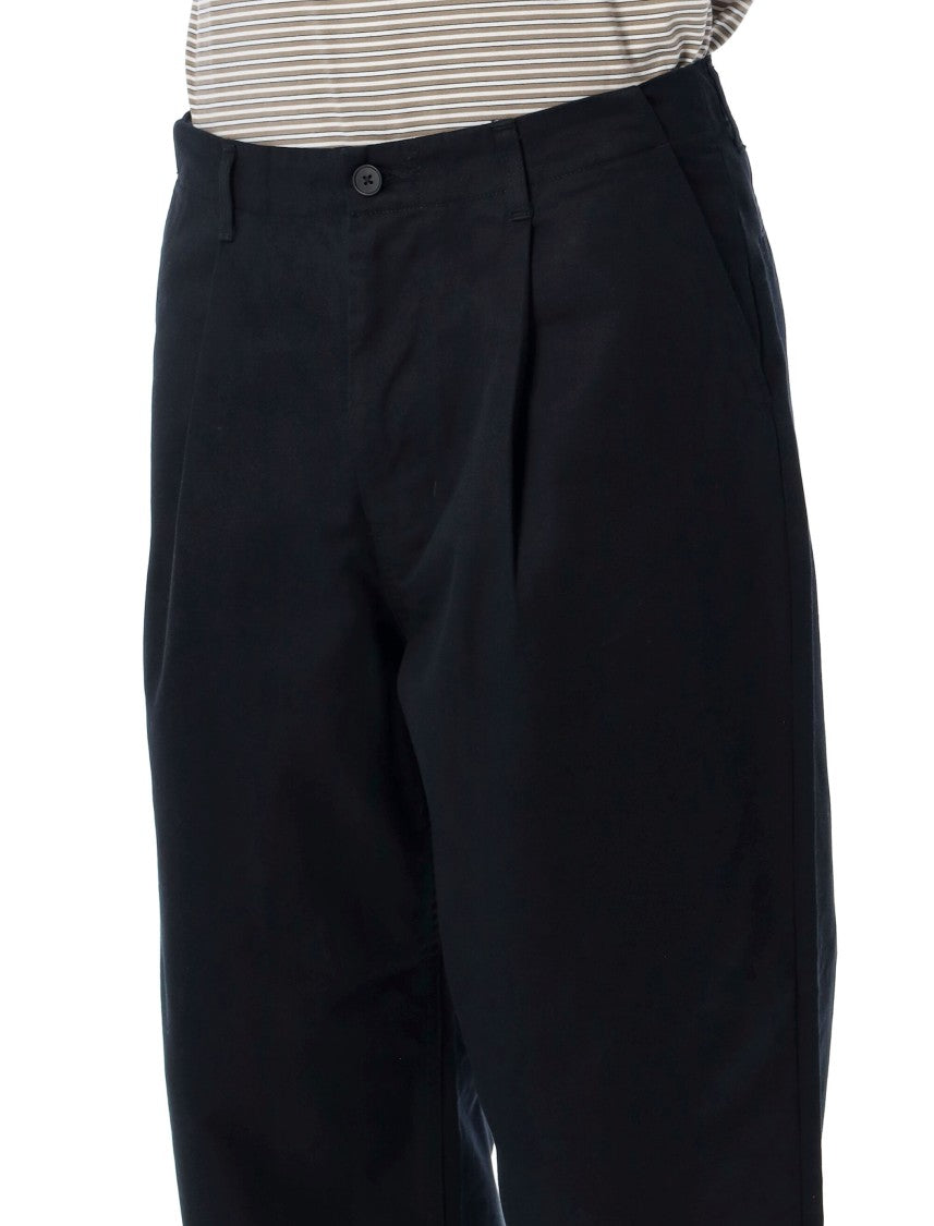 Still By Hand Pleated Chino Tapered Leg Chinos