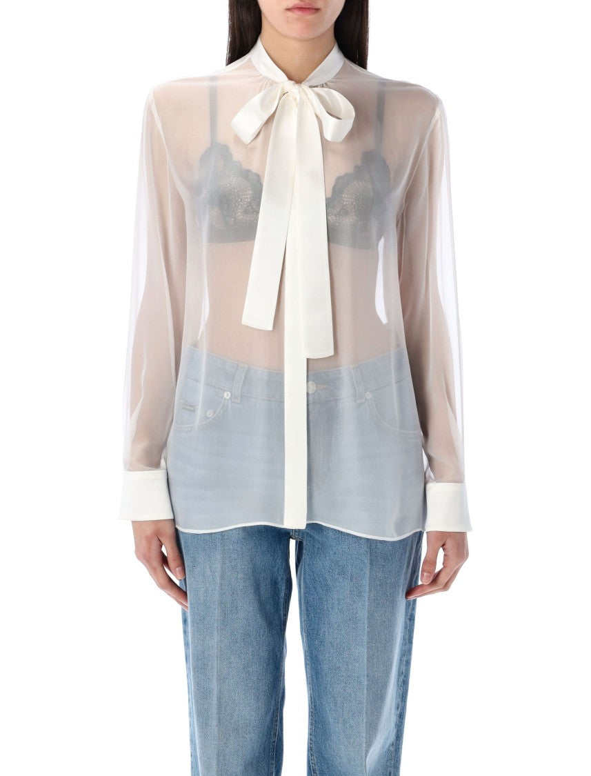 Dolce & Gabbana Delicate Sheer Blouse