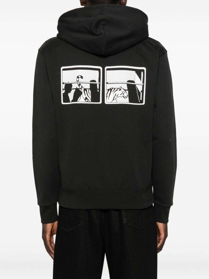 Kenzo Hooded Black Sweater