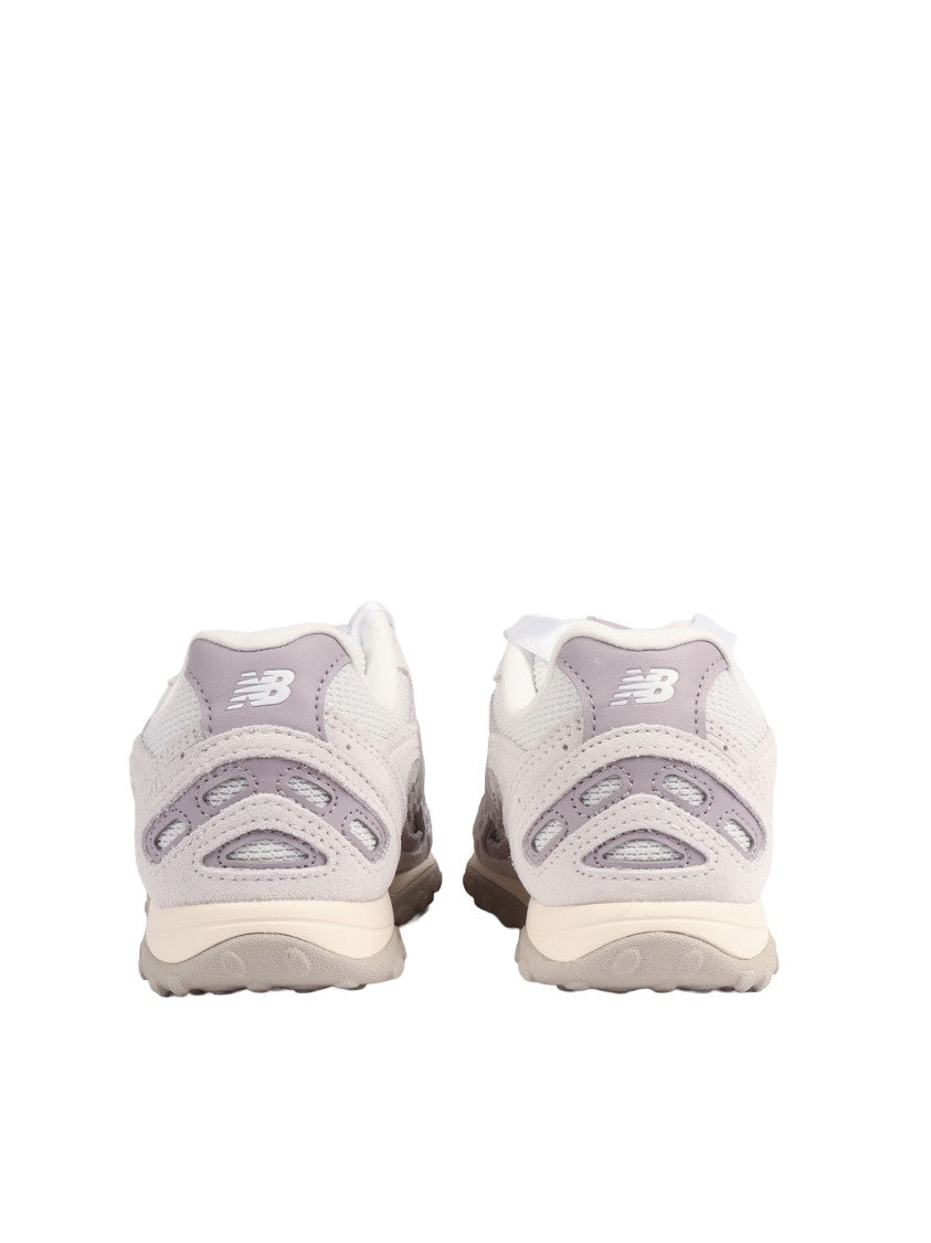 New Balance Off White Suede Textile Sneakers