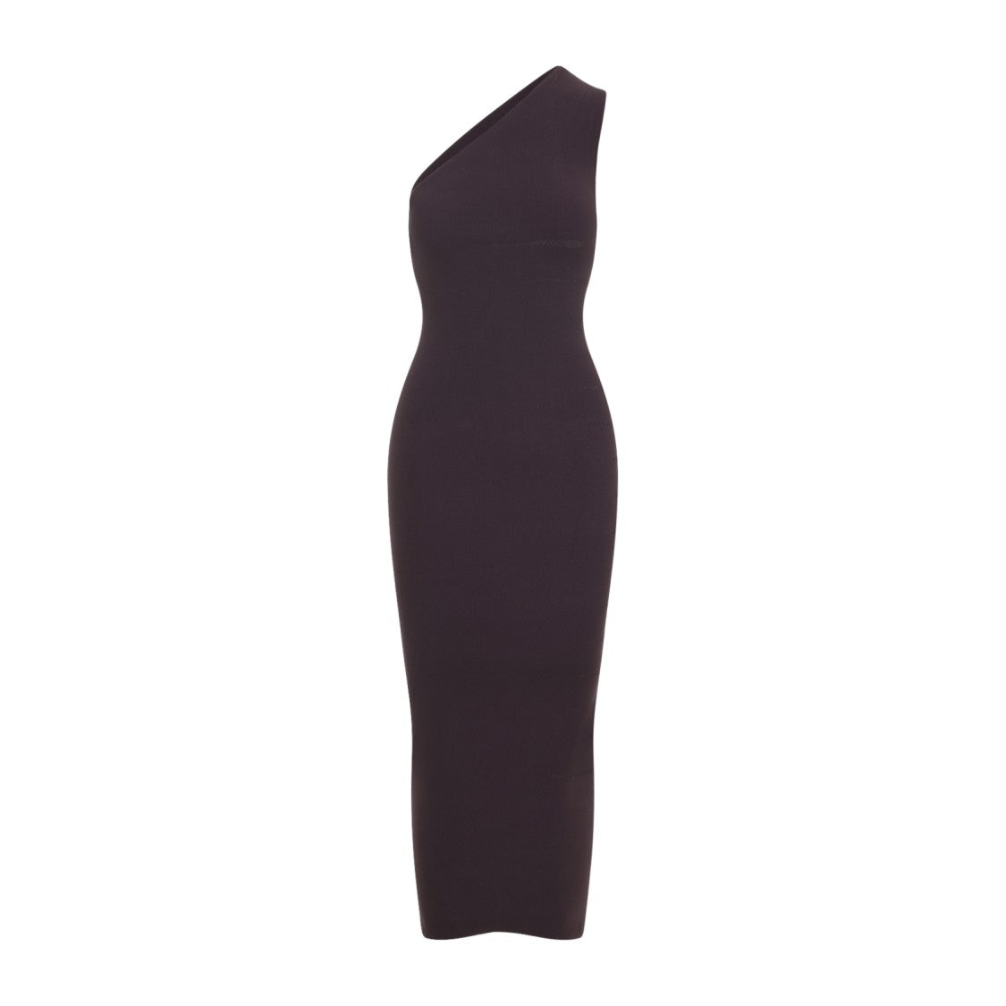 Wolford One-Shoulder Midi Dress In Smooth Polyamide Blend