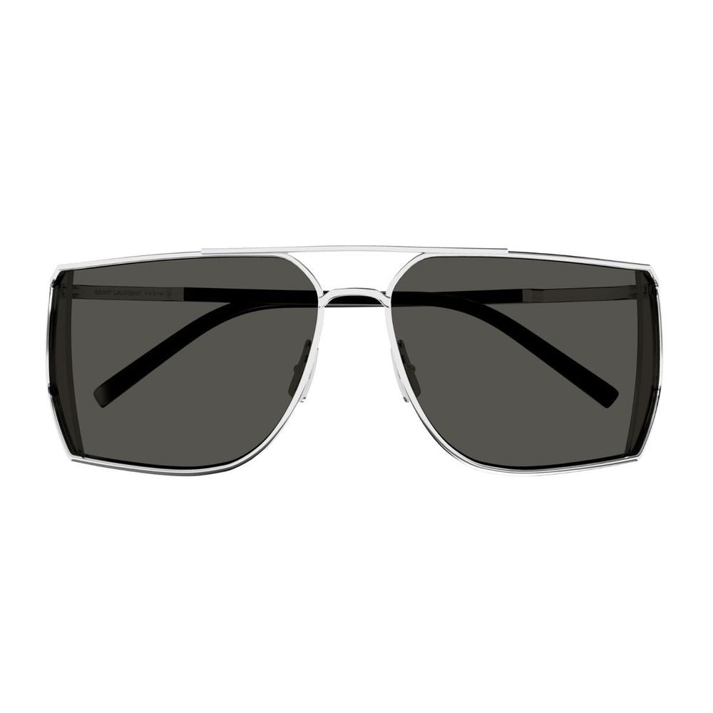 Saint Laurent Sl 750 Linea Sl Logo Rectangular Shield Sunglasses