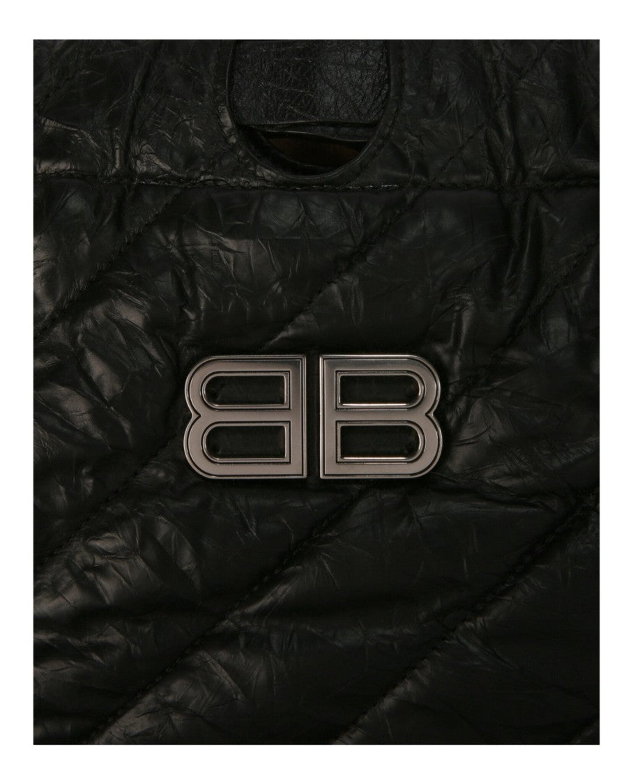 Balenciaga Small Quilted Crush Tote Bag