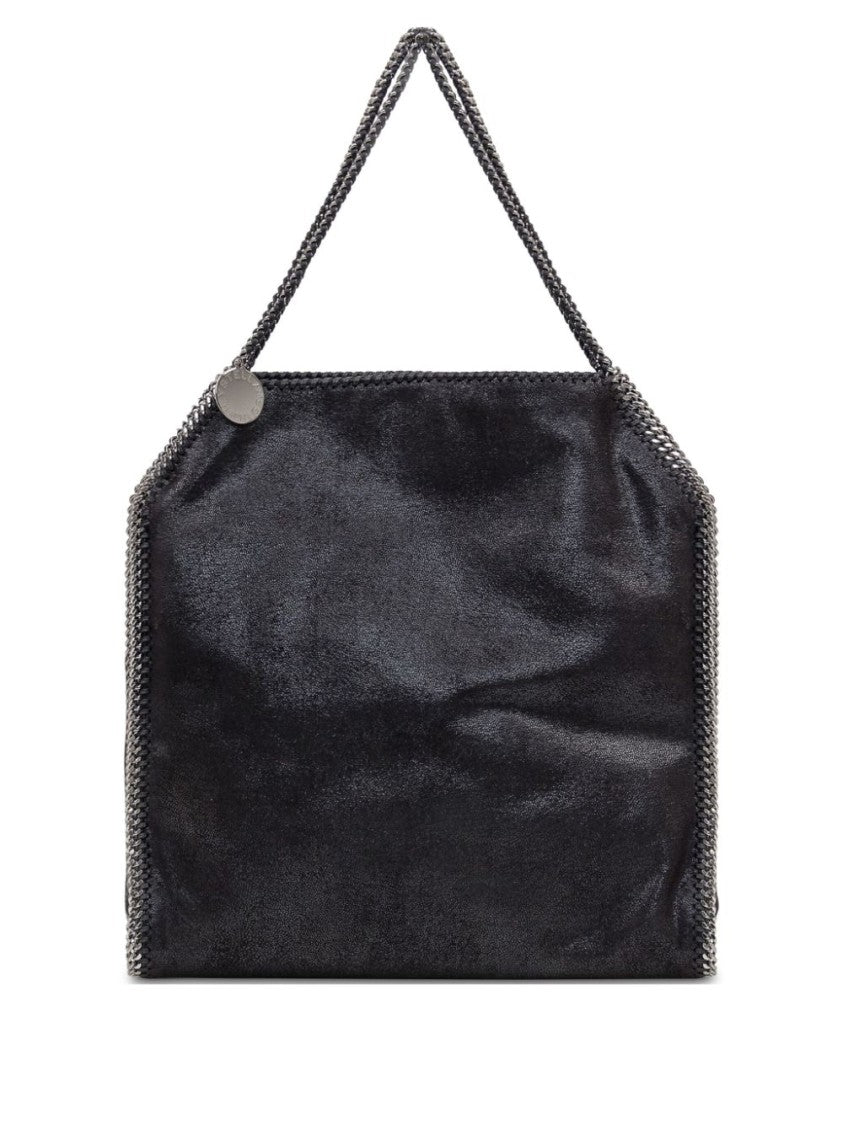 Stella Mccartney Black Handbag With Chain Trim