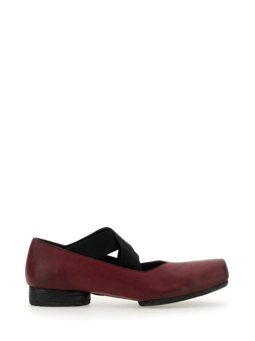 Uma Wang Deep Red Carbon Fiber Flats