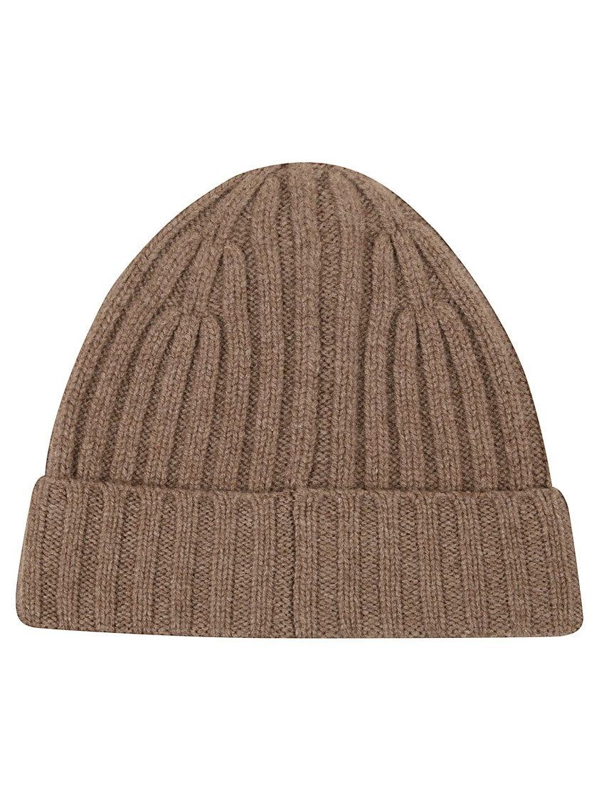 Be You Ribbed Knitted Beanie With Folded Cuff And Cozy Fit