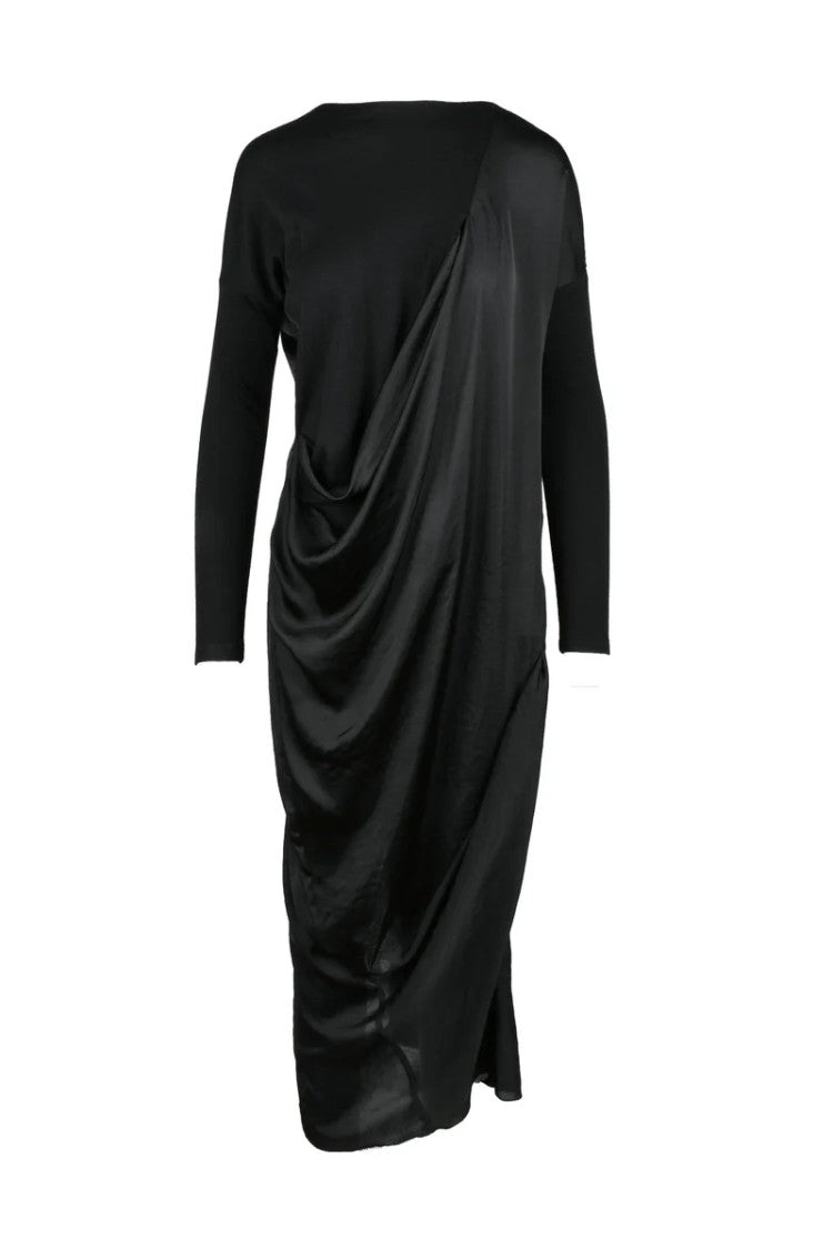 Collection Privee? Long Dress Patchwork - Black