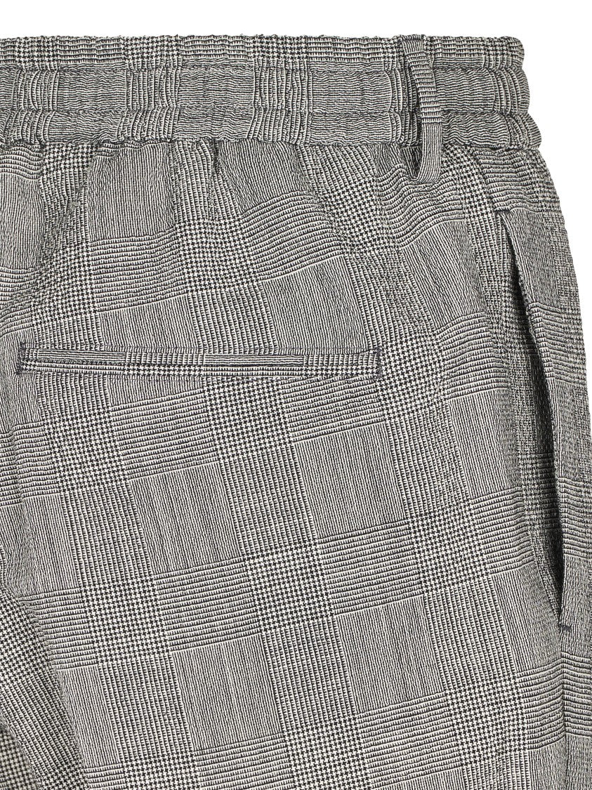 Tagliatore Double-Breasted Blazer With Prince Of Wales Check Pattern