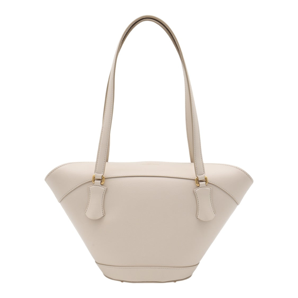 Dolce & Gabbana Trapezoidal Handbag With Gold-Tone Buckle