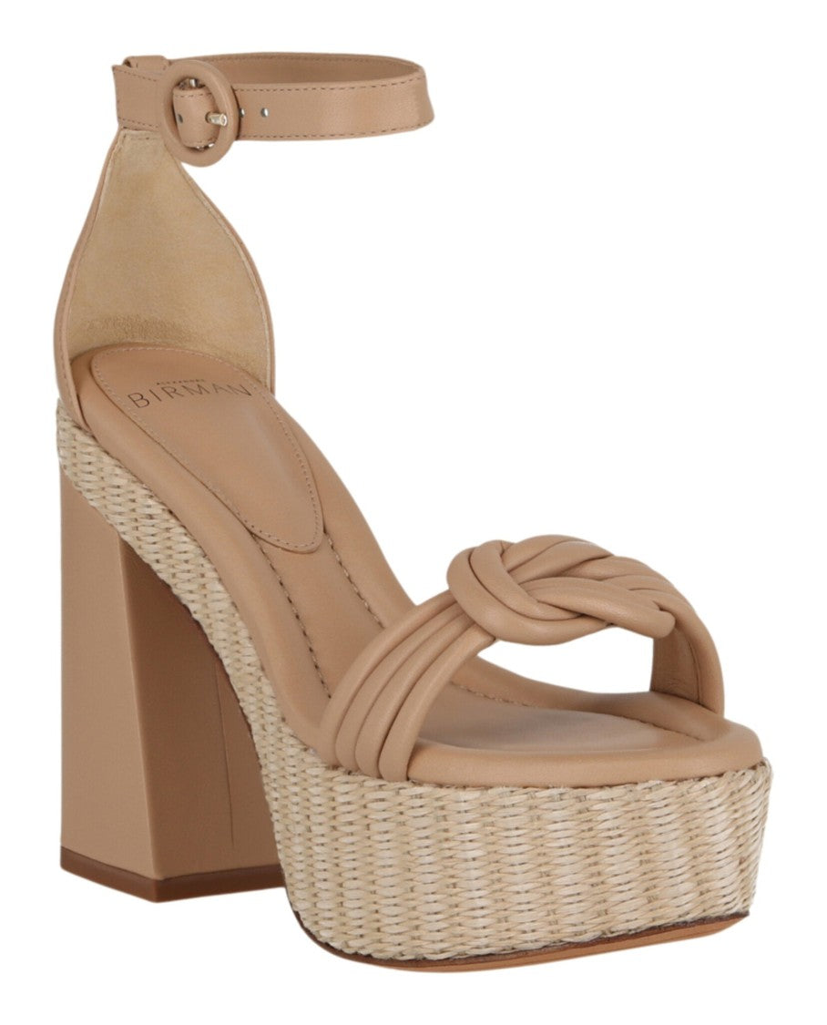 Alexandre Birman Vicky Ankle Wrap 120 Platforms Sandals