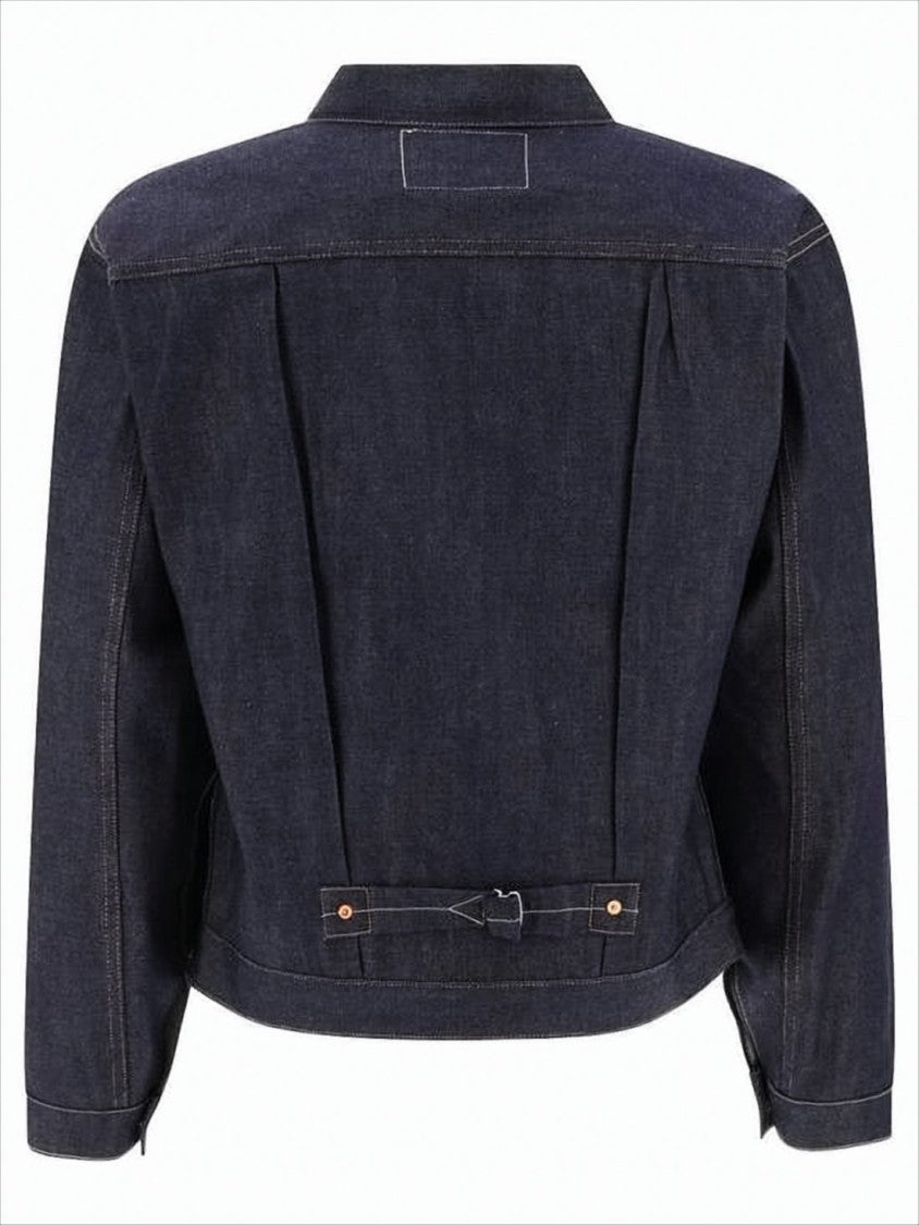 Levi's Classic Denim Jacket With Adjustable Waist