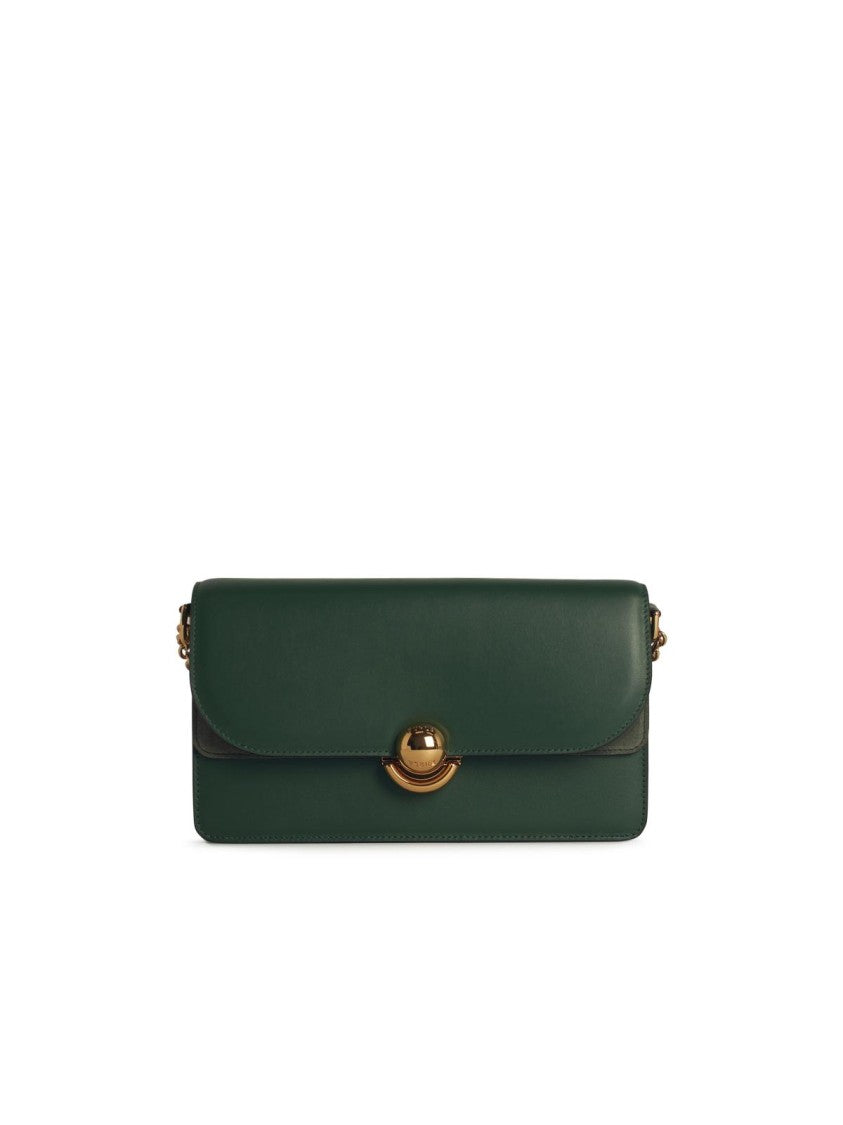 Furla Green Leather Crossbody Bag