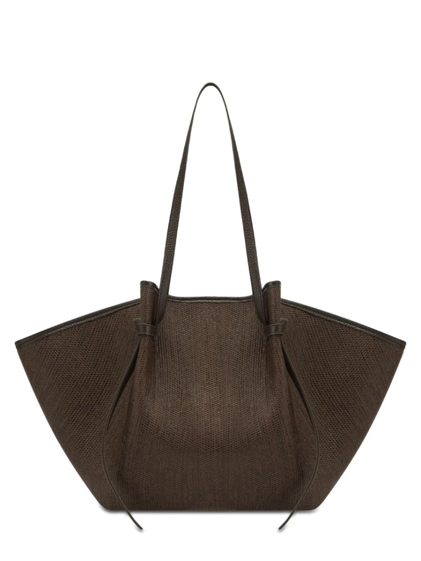 Yuzefi Woven Raffia Mochi Tote Bag