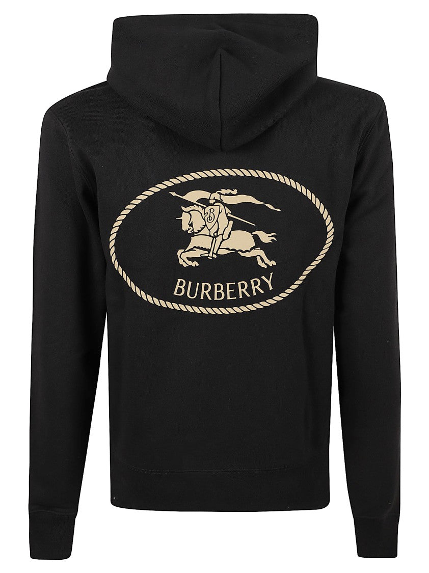 Burberry Black Drawstring Hoodie