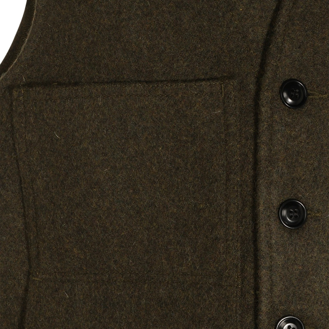 Filson Button-Down Deep V-Neck Textured Vest