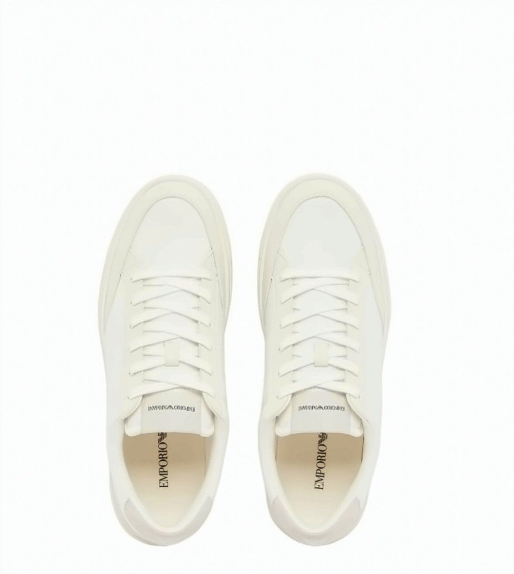 Emporio Armani Jacquard Eagle Print Sneakers