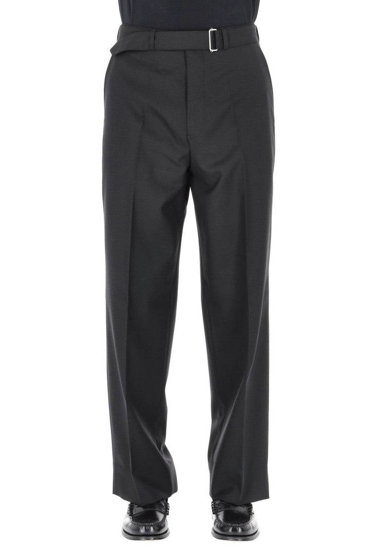 Officine Generale Nash Model Virgin Wool Trousers