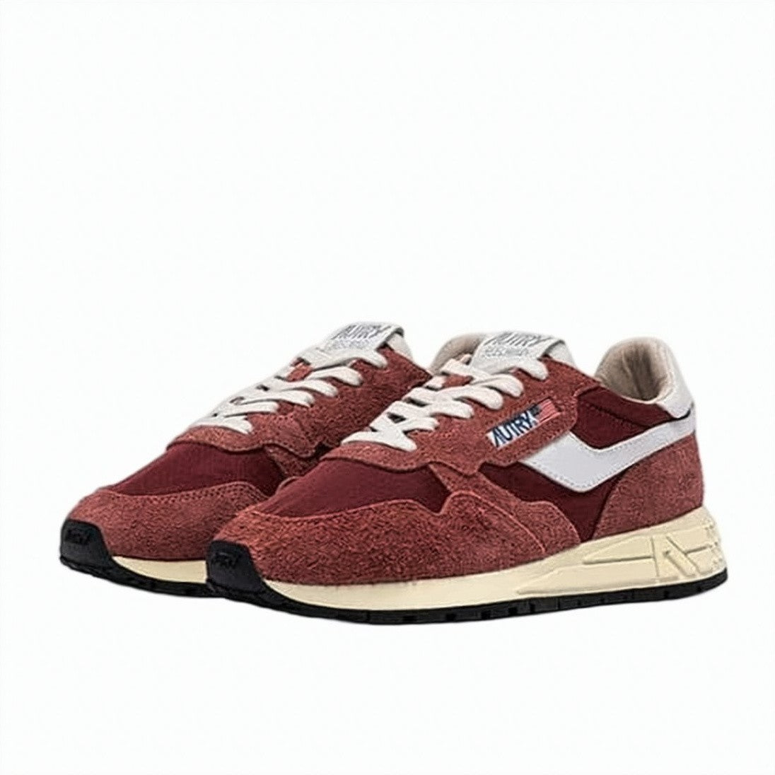 Autry Textured Suede And Nylon Low-Top Sneakers