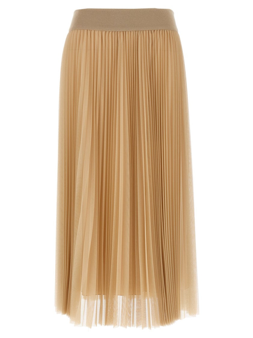 Fabiana Filippi Midi Skirt In Pleated Tulle