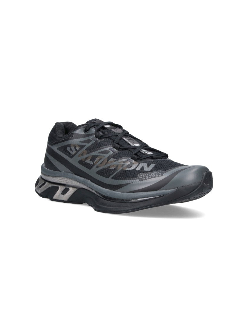 Mm6 By Maison Margiela Low-Profile Sneakers With Textured Sole And Streamlined Silhouette