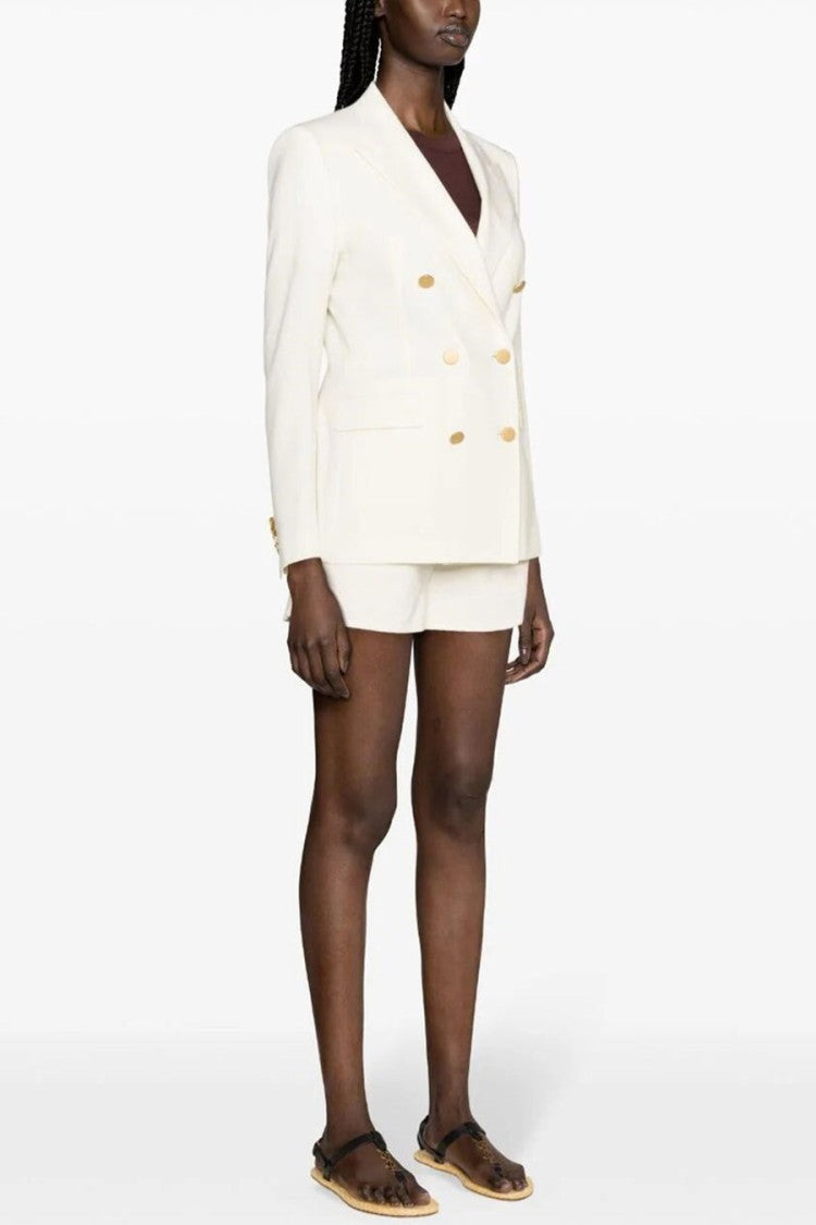 Tagliatore Double Breasted Cotton Blazer