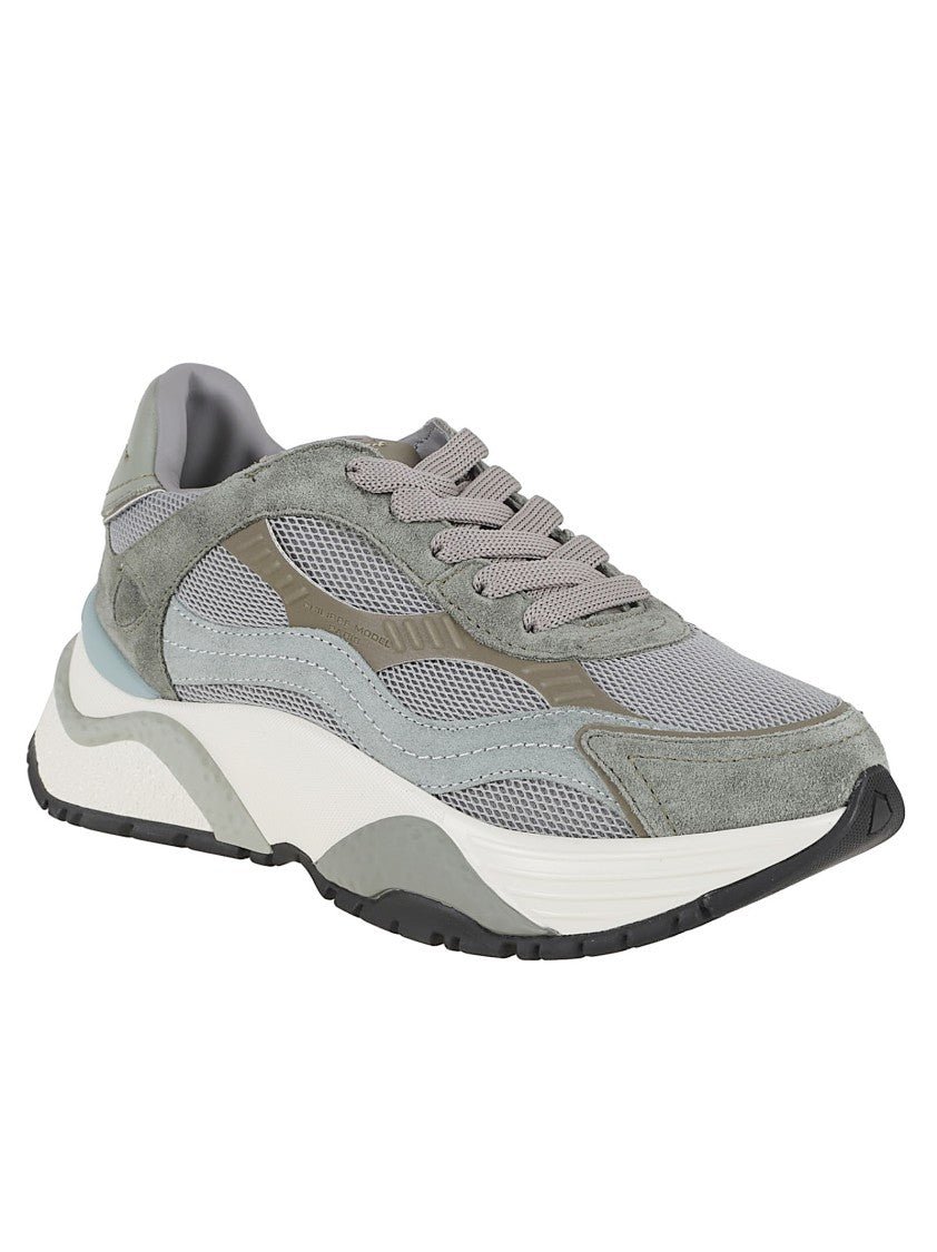 Philippe Model Layered Sneakers With Sculpted Sole