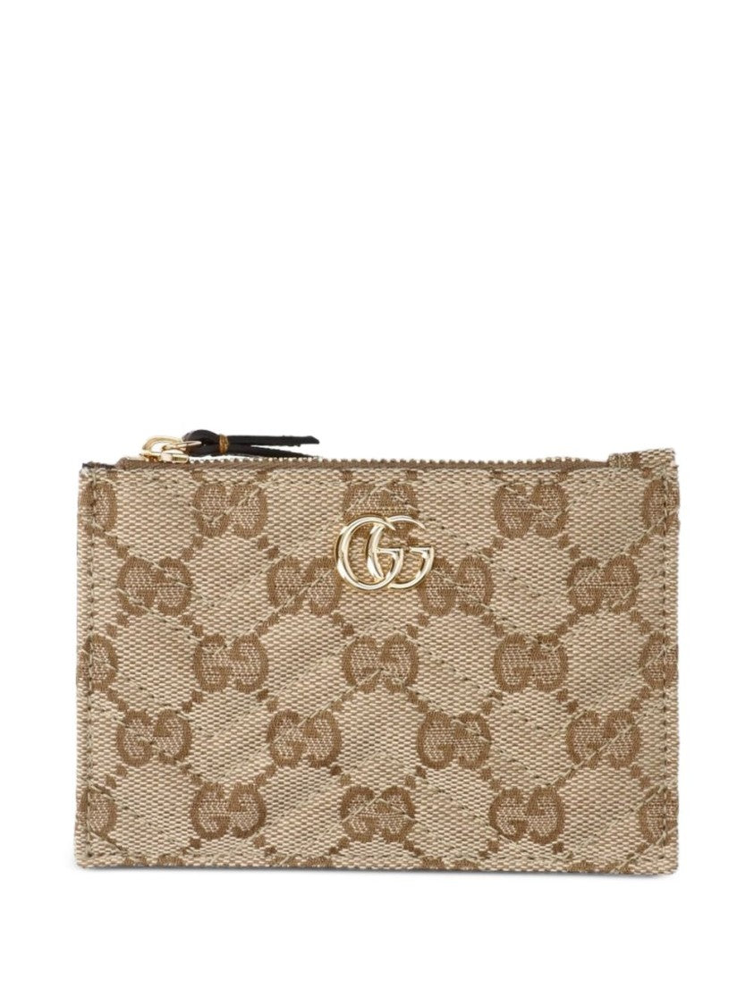 Gucci Rectangular Monogram Canvas Keyring Bag