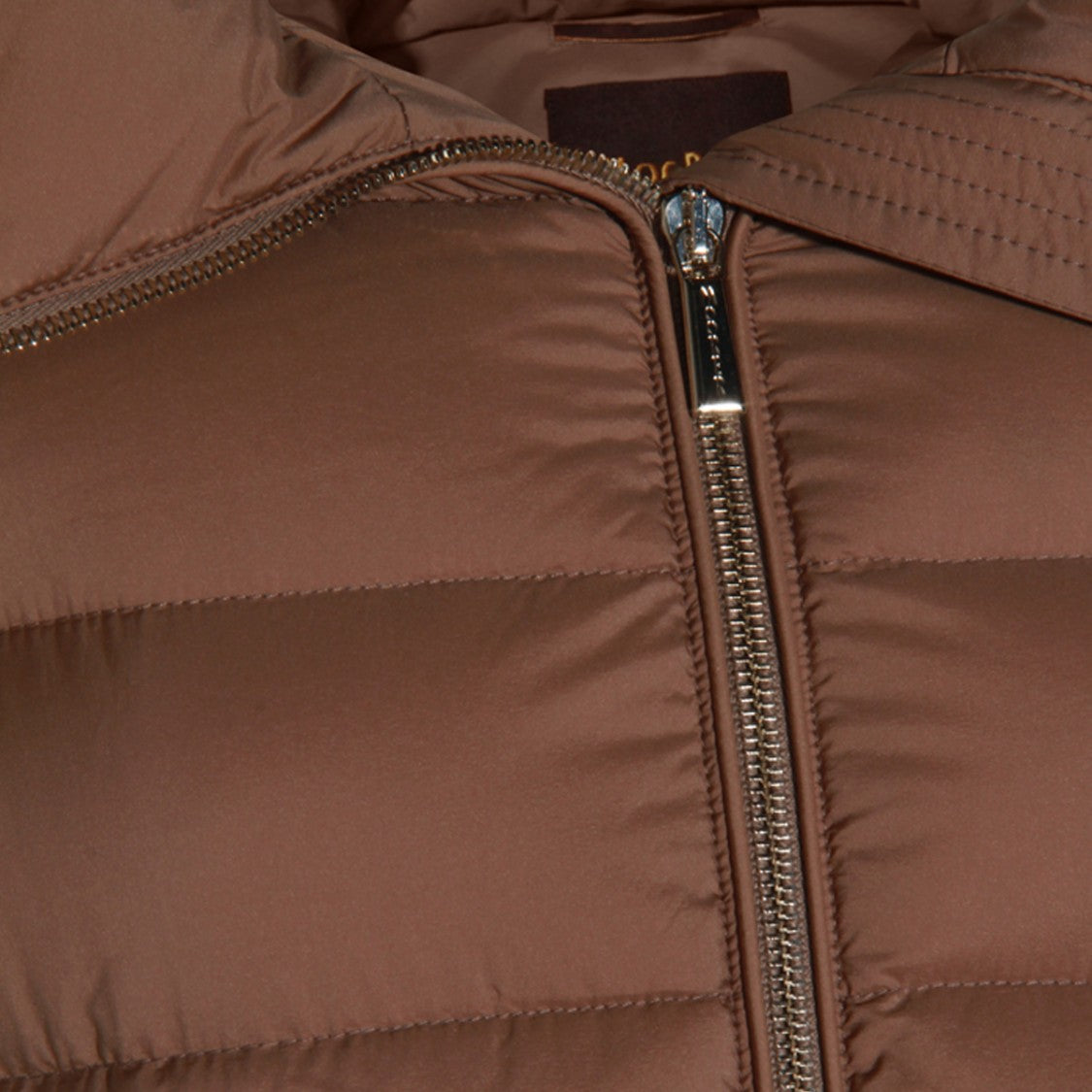 Moorer Padded Quilted Camel Down Coat