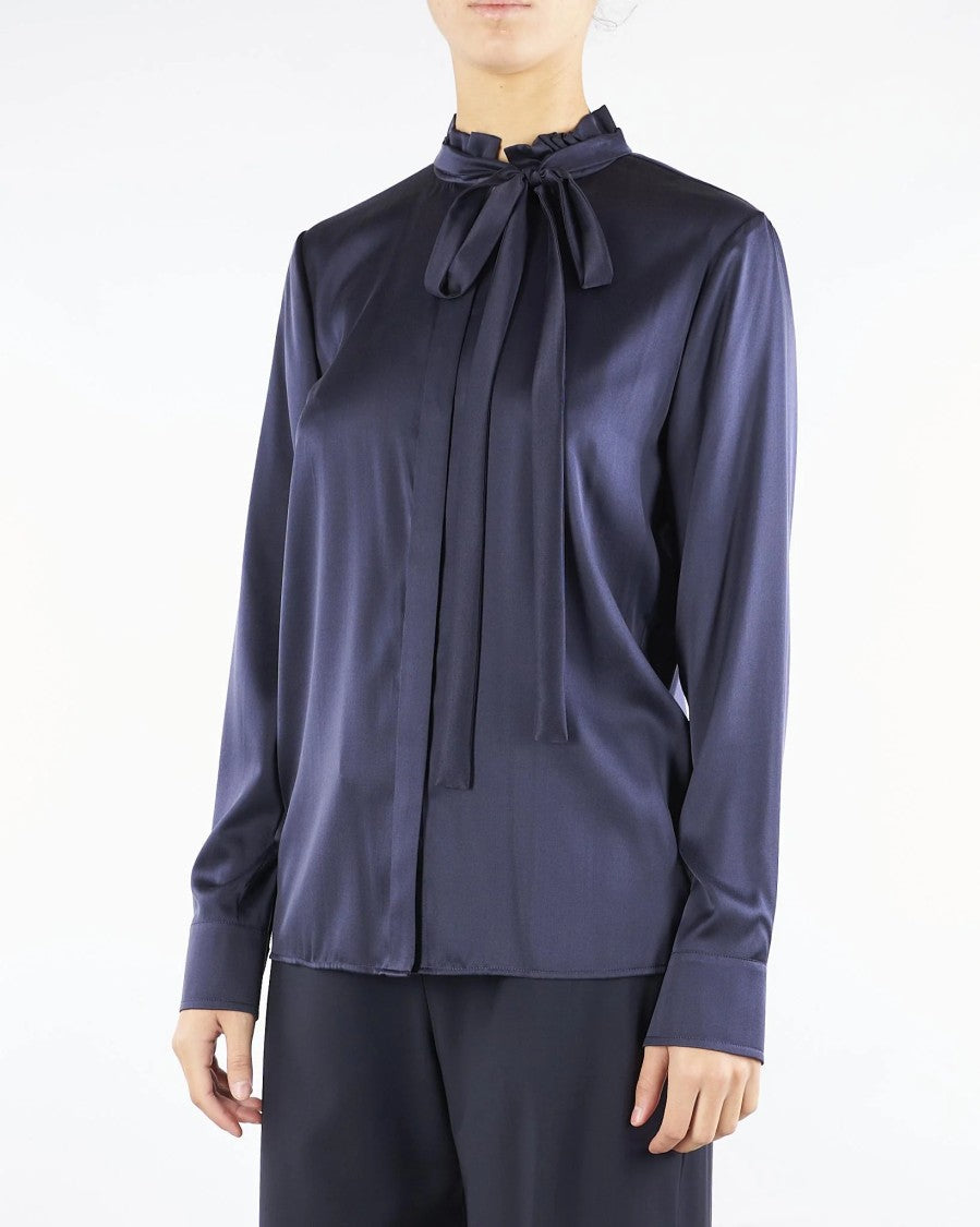 Max Mara Ruffled Neckline Blouse