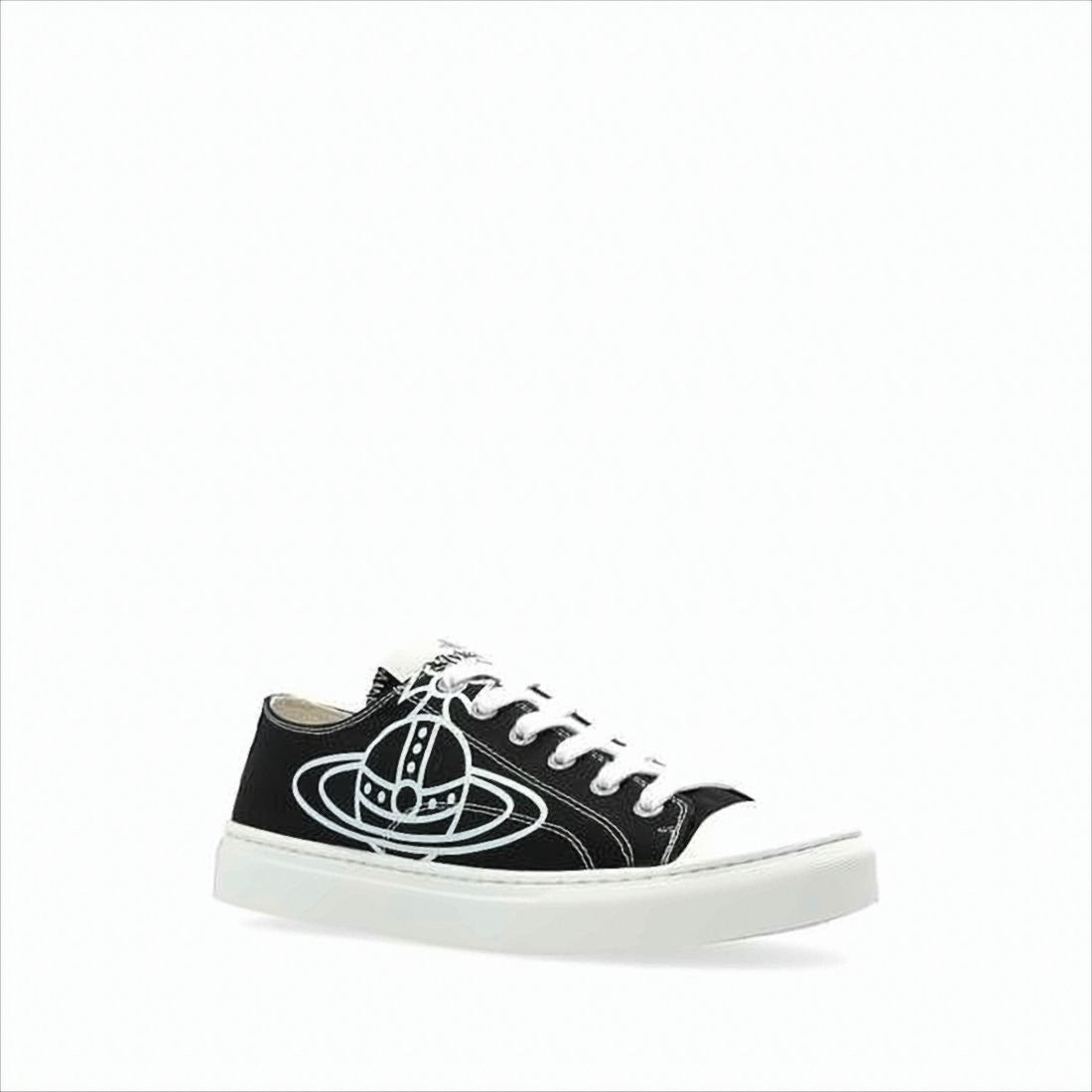 Vivienne Westwood Canvas Low-Top Sneakers With Graphic Emblem