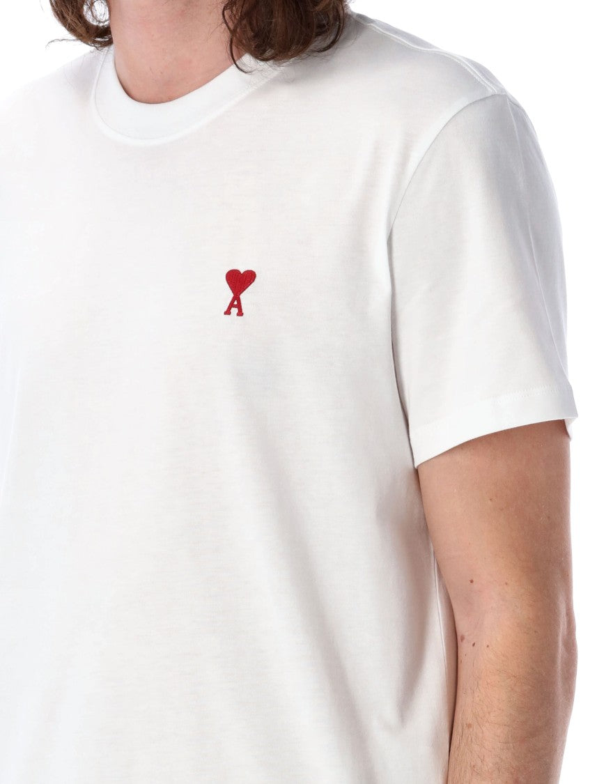Ami Paris Ami De Coeur Cotton Logo T-Shirt