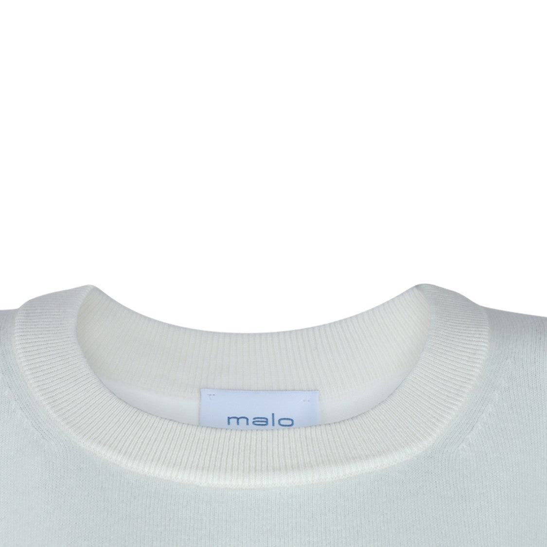 Malo White Cashmere Knitwear