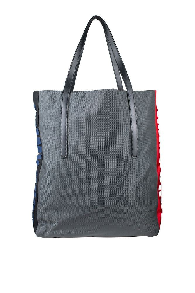 Jimmy Choo Grey Nylon Tote Bag